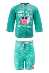 Neopy - Shorts T-Shirt Set Short-Sleeve Crab Kids Baby Swimsuit 5387 Larry Blue