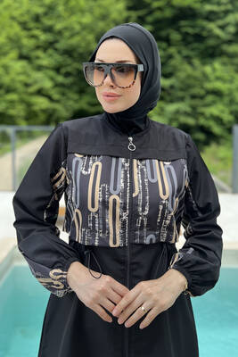 Remsa - Single Top Full Coverage Burkini 2451 Golden Remsa - Single Top Full Coverage Burkini 2451 Golden