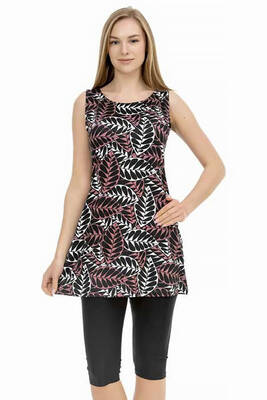 Armes - Sleeveless Leggings Modest Swimsuit 116-511 Black Armes - Sleeveless Leggings Modest Swimsuit 116-511 Black