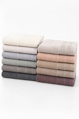 Remsa - Soft Grey Cotton Beach Pool Bath Towel (1)