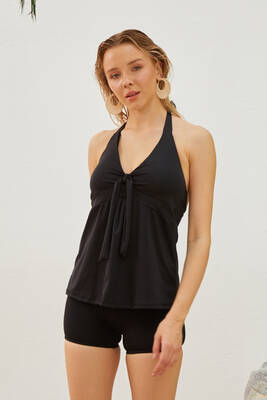 Remsa Mayo - Şortlu Elbise Mayo Etekli Mayo Yüzücü Mayo TM23-01