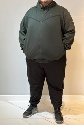 Remsa - Special Production Large Size Extra Large Cotton Men's Tracksuit 24722 Khaki Remsa - Special Production Large Size Extra Large Cotton Men's Tracksuit 24722 Khaki