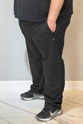 Remsa - Special Production Plus Size Flat Waist Elastic 3 Pocket Extra Large Men's Sweatpants 24700 Black (1) Remsa - Special Production Plus Size Flat Waist Elastic 3 Pocket Extra Large Men's Sweatpants 24700 Black (1)