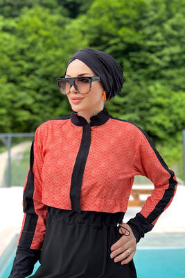 Adasea - Spor Likra Tam Kapalı Tesettür Mayo Nerea 4573 Siyah Adasea - Spor Likra Tam Kapalı Tesettür Mayo Nerea 4573 Siyah