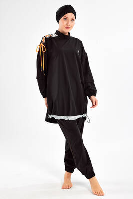 Adasea - Sporty Lycra Full Coverage Modest Swimsuit Kimber 1202 Black (1) Adasea - Sporty Lycra Full Coverage Modest Swimsuit Kimber 1202 Black (1)