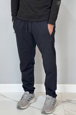 Remsa - Straight-Leg Elastic Waist Men's Sweatpants with 3 Pockets 24702 Navy (1)