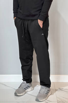 Remsa - Straight-Leg Elastic Waist Men's Sweatpants with 3 Pockets 24704 Black (1)