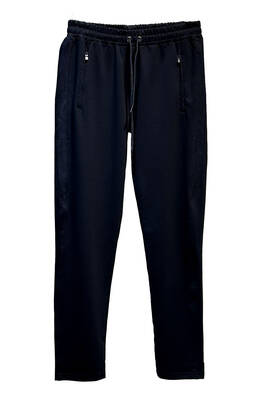 Remsa - Straight-Leg Waistbanded 3 Pocket Men's Sweatpants Navy (1)