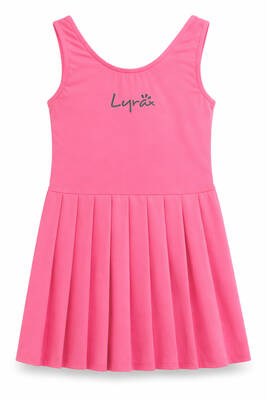 Haliç Mayo - Sugar Pink Sleeveless Slip Dress Swimsuit for Girls 26310 (1)