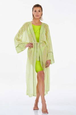 Lapieno - Swimsuit Overlay Pareo Kaftan Leysa Nady 6129 Neon Green (1) Lapieno - Swimsuit Overlay Pareo Kaftan Leysa Nady 6129 Neon Green (1)