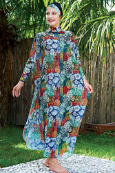 Remsa Mayo - Swimwear Over Knitted Single Kaftan Pareo 2408-4P