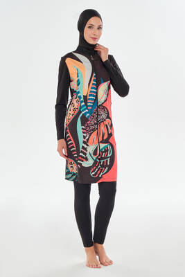 Maresiva - Tam Kapalı Tesettür Mayo 2302 Siyah (1) Maresiva - Tam Kapalı Tesettür Mayo 2302 Siyah (1)