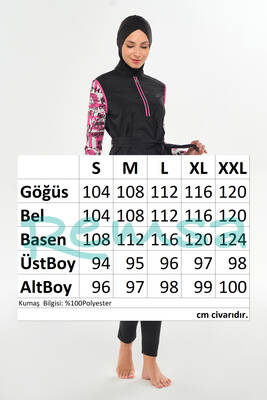 Tam Kapalı Tesettür Mayo 2307 Siyah · 5