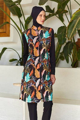 Rozamay - Tam Kapalı Tesettür Mayo 3302 Siyah Rozamay - Tam Kapalı Tesettür Mayo 3302 Siyah