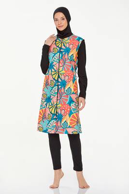 Maresiva - Tam Kapalı Tesettür Mayo Elız 8254 Siyah (1) Maresiva - Tam Kapalı Tesettür Mayo Elız 8254 Siyah (1)