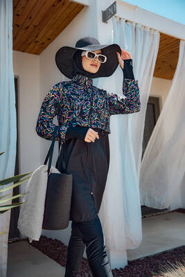 Remsa - Tam Kapalı Tesettür Mayo Hale R2505 Yağmur Remsa - Tam Kapalı Tesettür Mayo Hale R2505 Yağmur