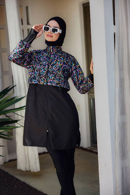 Remsa - Tam Kapalı Tesettür Mayo Hale R2505 Yağmur (1) Remsa - Tam Kapalı Tesettür Mayo Hale R2505 Yağmur (1)