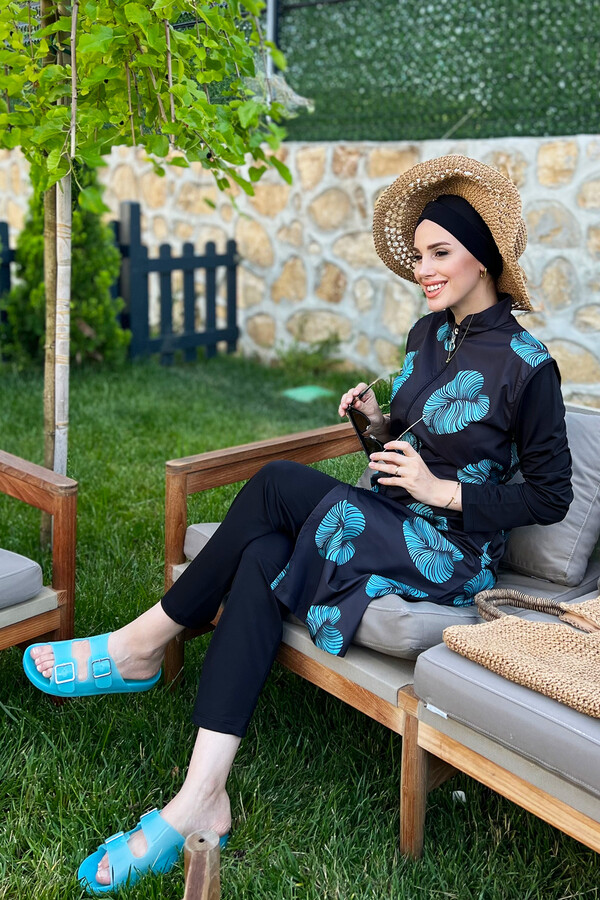 Tam Kapalı Tesettür Mayo Remsa Mayo R4407 Serra - Thumbnail