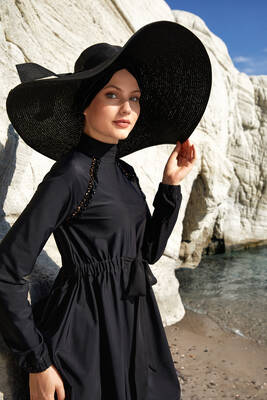 Adasea - Tasarım Likralı Tam Kapalı Tesettür Mayo Belında 1124 Siyah (1) Adasea - Tasarım Likralı Tam Kapalı Tesettür Mayo Belında 1124 Siyah (1)