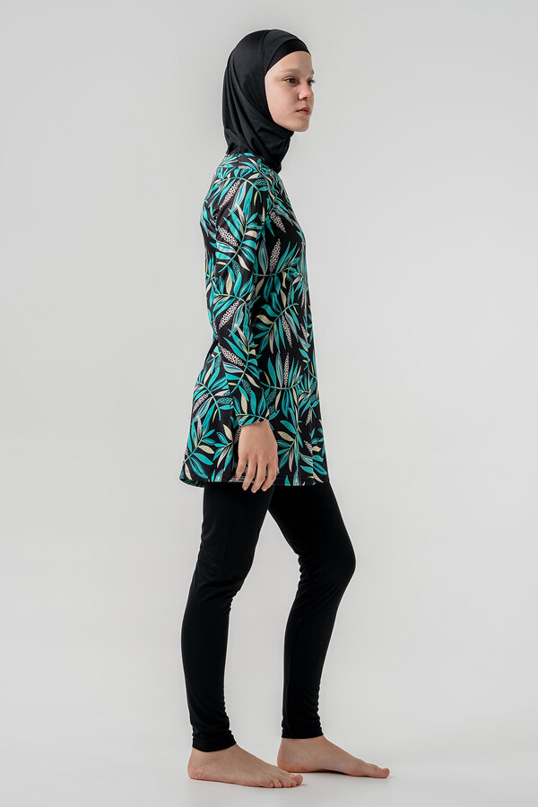 Teen Full-Cover Modest Swimwear Set - Thumbnail