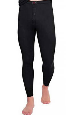 Remsa - Tutku Men's Elite Thermal Underwear Bottom 1306 Black (1)
