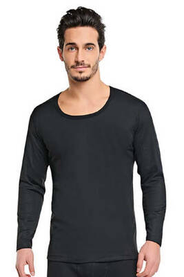 Remsa - Tutku Men's Thermal Long Sleeve Top 0126 Black