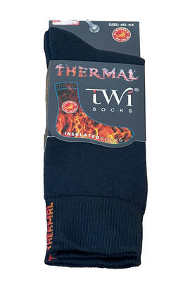 Remsa - Unisex 40-44 Winter Thermal Sock Socks TWİ-01-T Navy Blue (1)
