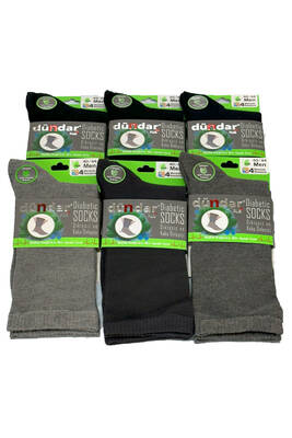 Remsa - Unisex Bamboo Socks 40-44 Candy Socks 6-Pack Mixed Colors Navy-Gray (1)