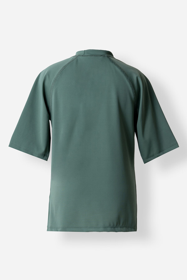 UPF 50+ Kids' Short Sleeve Single Top in Khaki | Neopy - Thumbnail