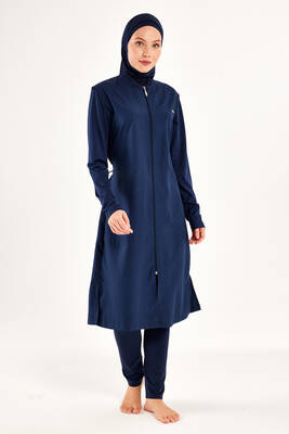 Adasea - UV Korumalı Büyük Beden Uzun Tam Boy Tam Kapalı Tesettür Mayo 1302 Lacivert (1) Adasea - UV Korumalı Büyük Beden Uzun Tam Boy Tam Kapalı Tesettür Mayo 1302 Lacivert (1)