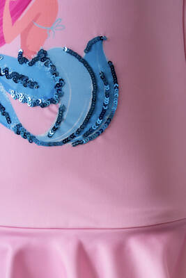 Neopy - UV Korumalı Kısa Kollu Şortlu Elbise Mayo Kız Çocuk Yüzücü Mayo 5212 (1)