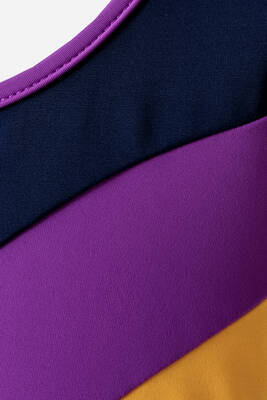 Neopy - UV Korumalı Sıfır Kollu Şortlu Tulum Kız Çocuk Yüzücü Mayo 5245 Lacivert (1)