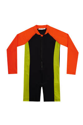 Neopy - UV Korumalı Uzun Kollu Şortlu Tulum Bebek Yüzücü Mayo 5236 Siyah Neopy - UV Korumalı Uzun Kollu Şortlu Tulum Bebek Yüzücü Mayo 5236 Siyah