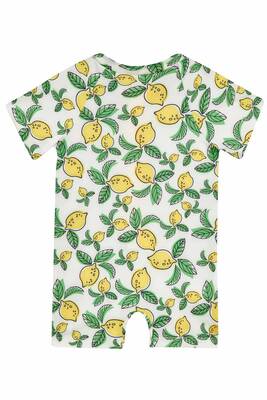 Neopy - UV Protected Short Sleeve Baby Swimsuit Aprıl 5521 White (1) Neopy - UV Protected Short Sleeve Baby Swimsuit Aprıl 5521 White (1)