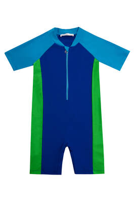 Neopy - UV Protected Short Sleeve Swimsuit Romper for Kids 5235 Royal Blue (1) Neopy - UV Protected Short Sleeve Swimsuit Romper for Kids 5235 Royal Blue (1)