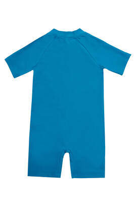 Adasea - UV Protected Short Sleeve Swimsuit Romper For Kids Clous 5155 Mint01 (1) Adasea - UV Protected Short Sleeve Swimsuit Romper For Kids Clous 5155 Mint01 (1)
