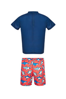 Neopy - UV Protected Shorts T-shirt Children's Pool Beach Swimwear Thomas 5597 Dark Navy (1) Neopy - UV Protected Shorts T-shirt Children's Pool Beach Swimwear Thomas 5597 Dark Navy (1)