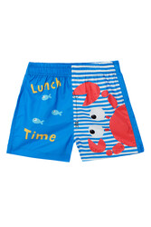 Neopy - UV Protective Boy Swim Short with Crab Print 5120 Blue02