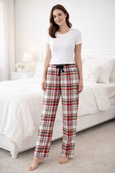 Remsa - Viscose Knit Print Pajama Bottom Set 18 Red