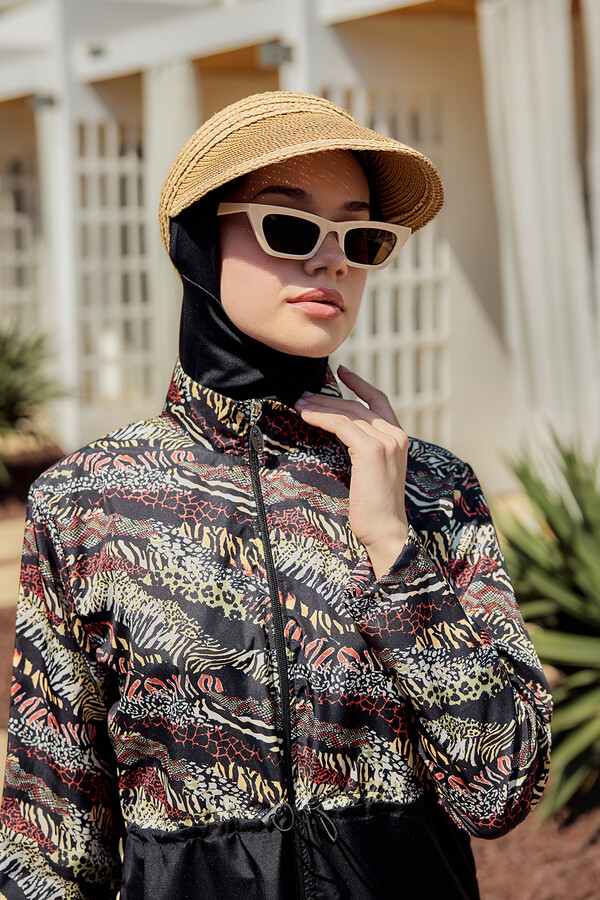 Visor Woven Hat Sun Protection Accessory - Thumbnail