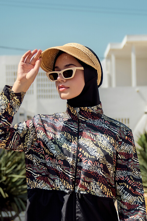 Visor Woven Hat Sun Protection Accessory - Thumbnail