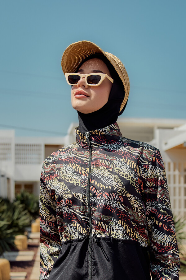 Visor Woven Hat Sun Protection Accessory - Thumbnail