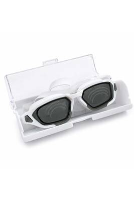 Bermuda - White Swimming Goggles with Adjustable Strap (1)