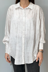 Remsa - Wide Cuff Shirt 10638 Ecru