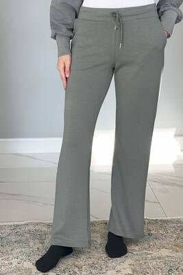 Remsa - Wide Leg Women's Sweatpants with Elastic Waist Trouser Look 8015 Mint Remsa - Wide Leg Women's Sweatpants with Elastic Waist Trouser Look 8015 Mint