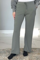 Remsa - Wide Leg Women's Sweatpants with Elastic Waist Trouser Look 8015 Mint
