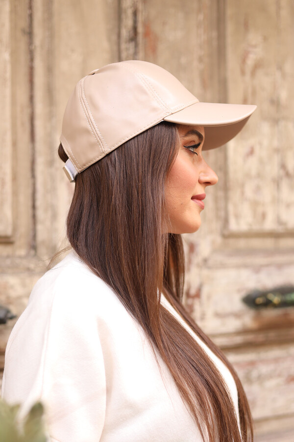 Womens leather newsboy best sale cap