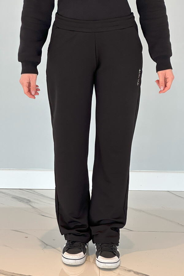 Remsa Sportswear - Women's Sweatpants Bottoms with Pants Appearance 5557 Black (1)