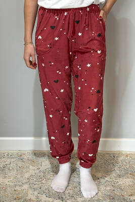 Remsa - Women’s Velvet Bottoms 140 Star - Burgundy Remsa - Women’s Velvet Bottoms 140 Star - Burgundy