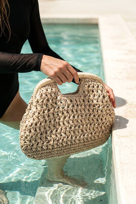 Remsa Mayo - Yumuşak Form 33x25 Hasır Çanta 1137 Bej (1)